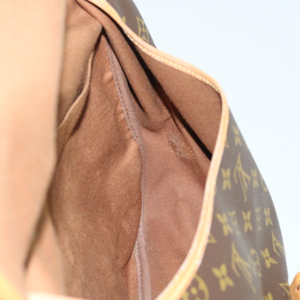 LOUIS VUITTON Monogram Saumur 35 Shoulder Bag M42254 LV 55990