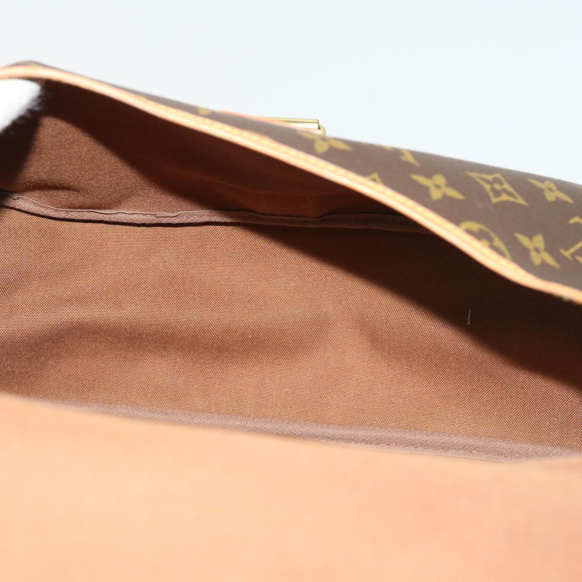 LOUIS VUITTON Monogram Saumur 35 Shoulder Bag M42254 LV 55990