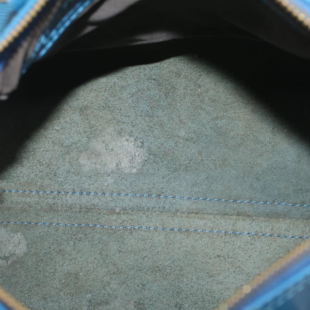LOUIS VUITTON Epi Speedy 25 Hand Bag Toledo Blue M43015 LV 55996