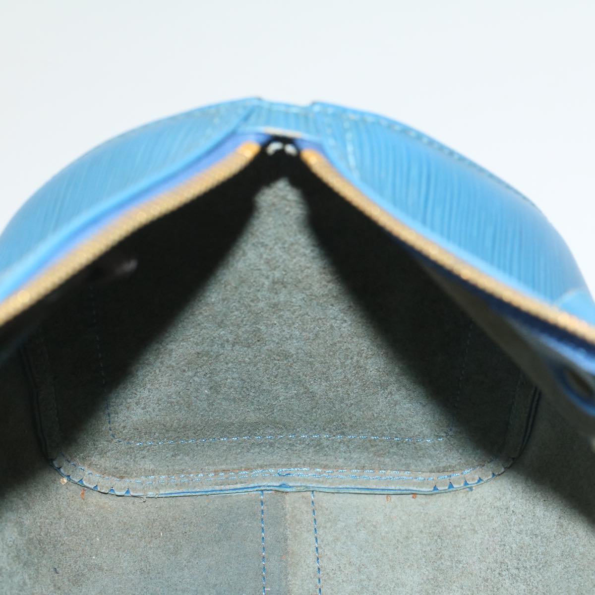 LOUIS VUITTON Epi Speedy 25 Hand Bag Toledo Blue M43015 LV 55996