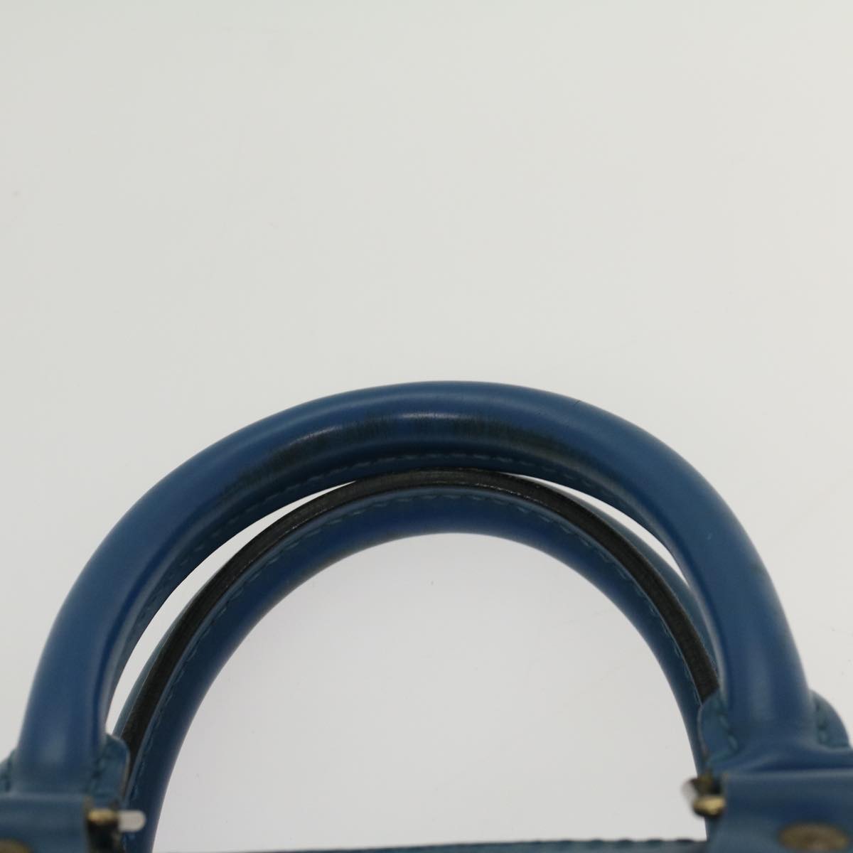 LOUIS VUITTON Epi Speedy 25 Hand Bag Toledo Blue M43015 LV 55996
