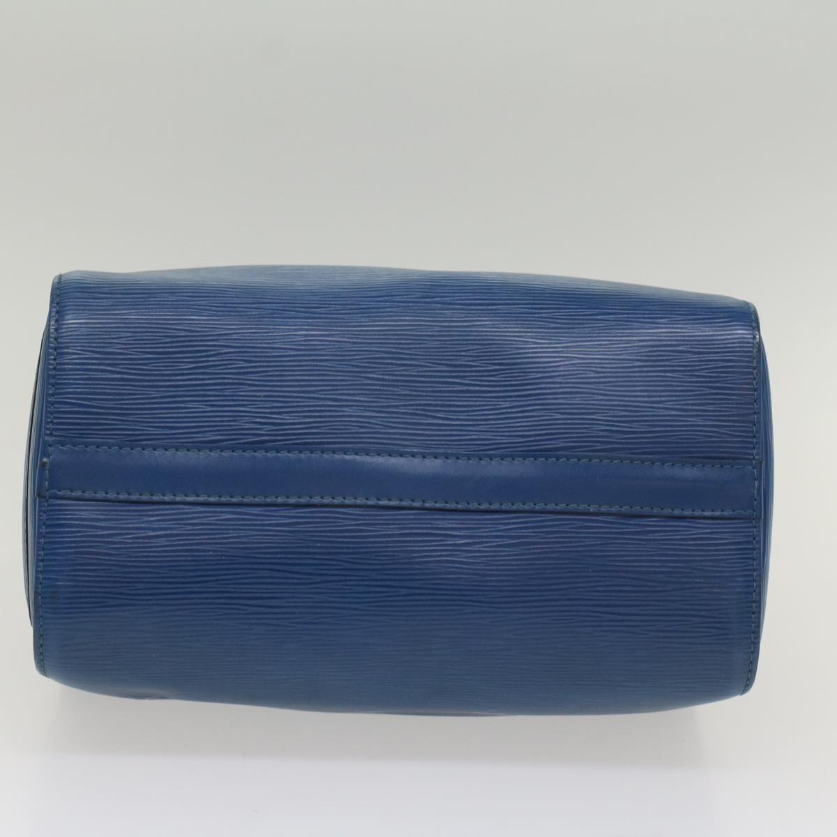 LOUIS VUITTON Epi Speedy 25 Hand Bag Toledo Blue M43015 LV 55996