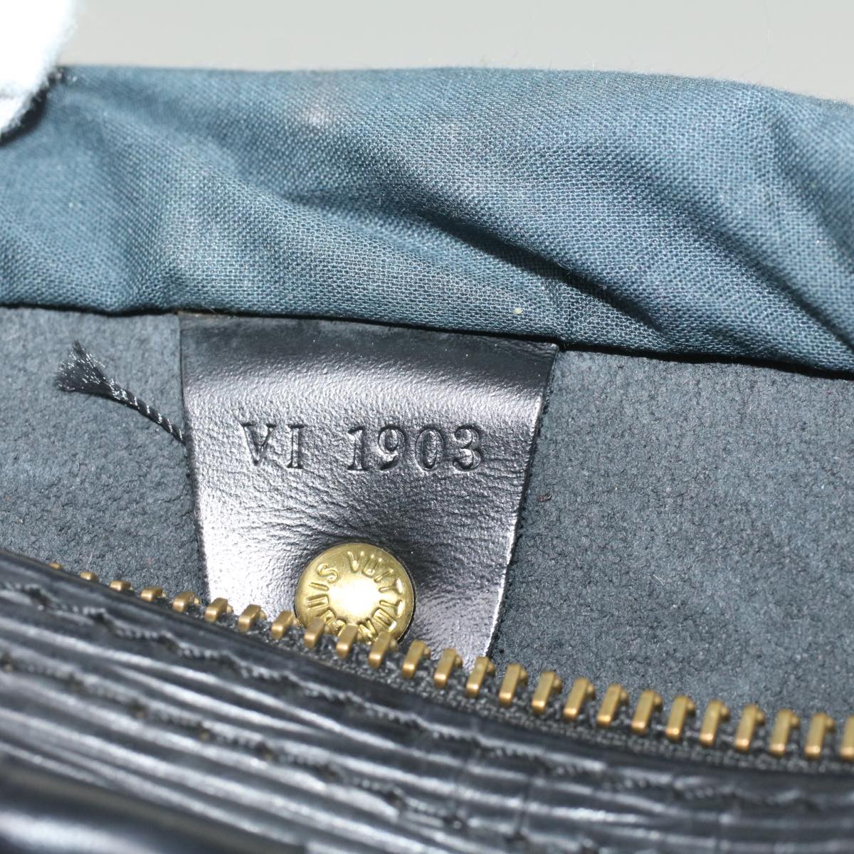 LOUIS VUITTON Epi Speedy 25 Hand Bag Black M43012 LV 55997