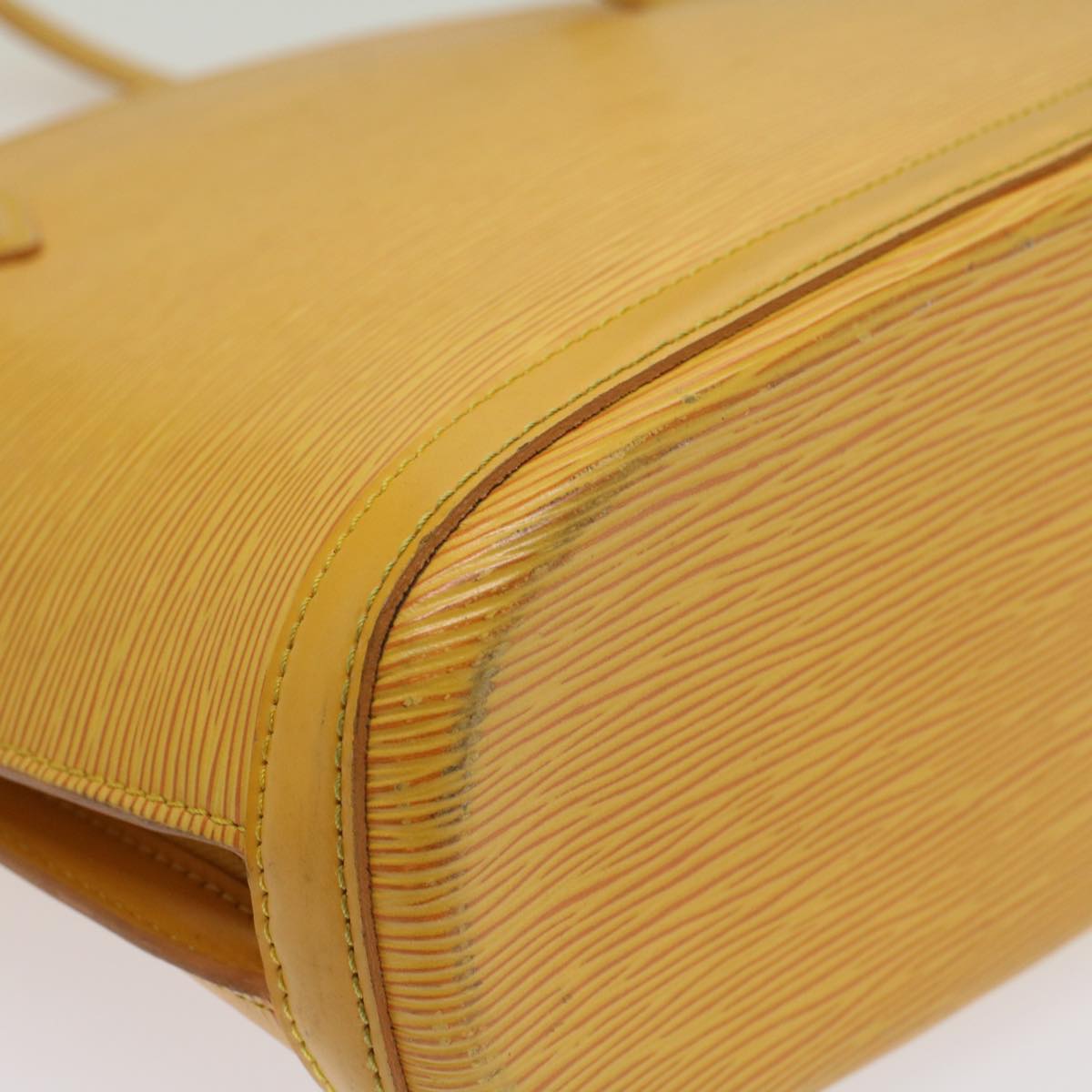 LOUIS VUITTON Epi Lussac Shoulder Bag Yellow M52289 LV 55999