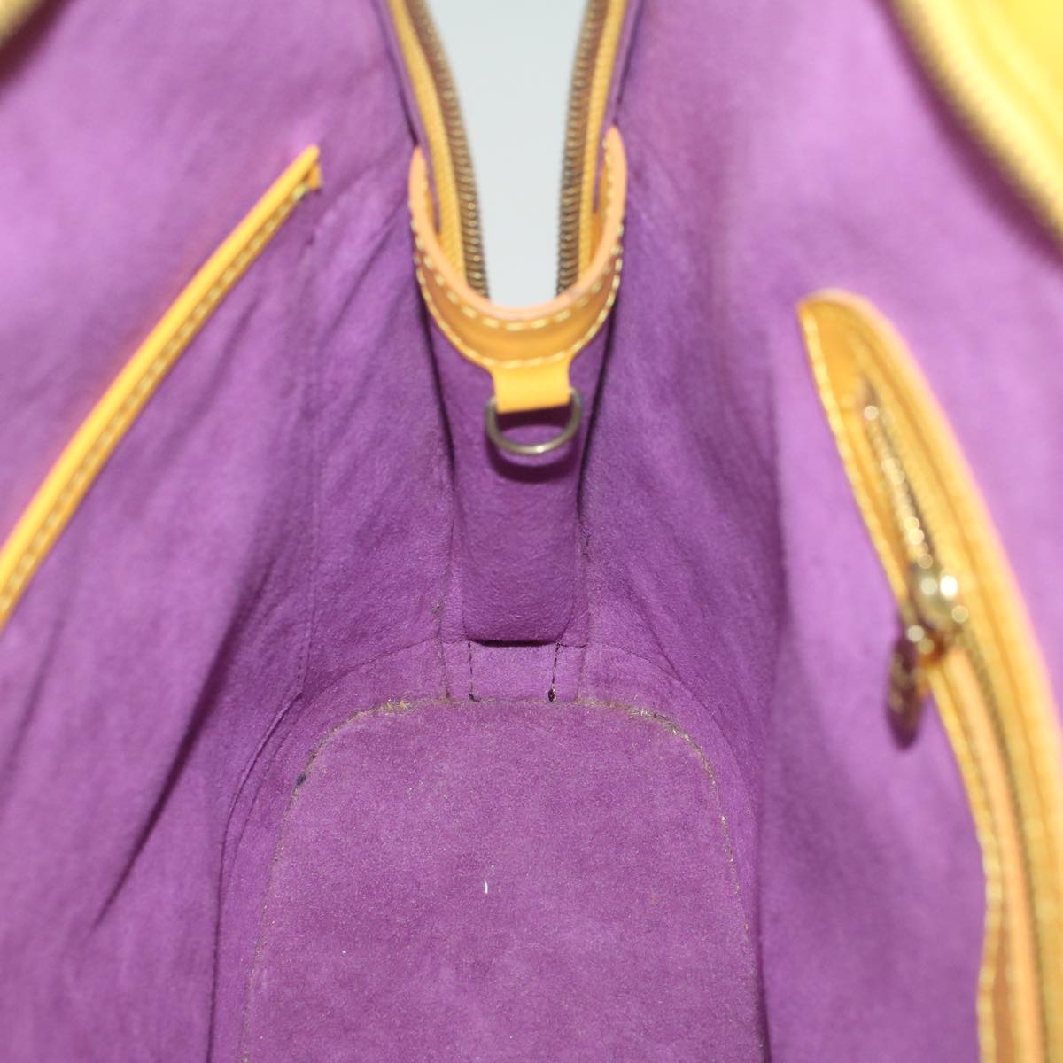 LOUIS VUITTON Epi Lussac Shoulder Bag Yellow M52289 LV 55999