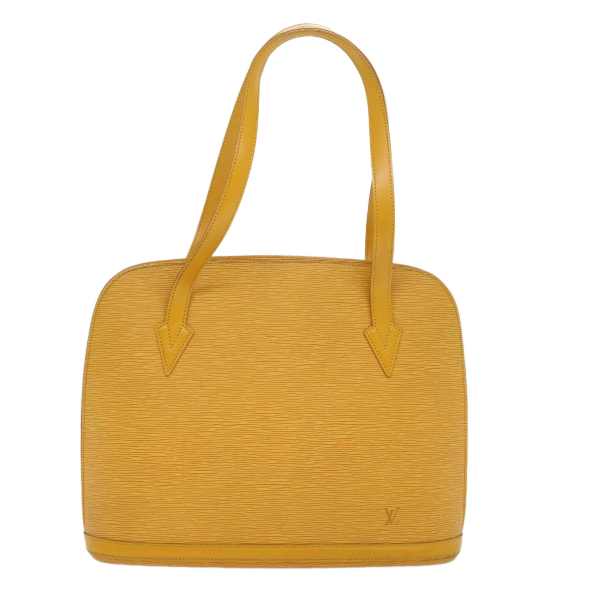 LOUIS VUITTON Epi Lussac Shoulder Bag Yellow M52289 LV 55999