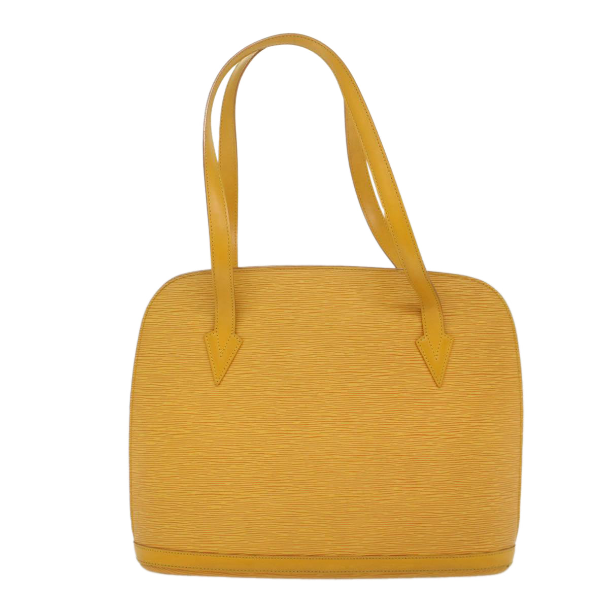 LOUIS VUITTON Epi Lussac Shoulder Bag Yellow M52289 LV 55999