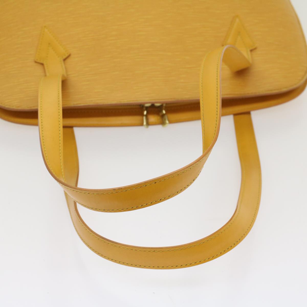 LOUIS VUITTON Epi Lussac Shoulder Bag Yellow M52289 LV 55999