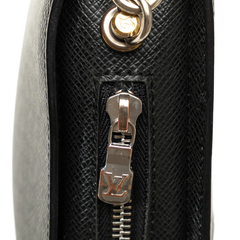 Louis Vuitton Taiga ing Bag Second Bag M30182 Noneir Black Leather Men Louis Vuitton