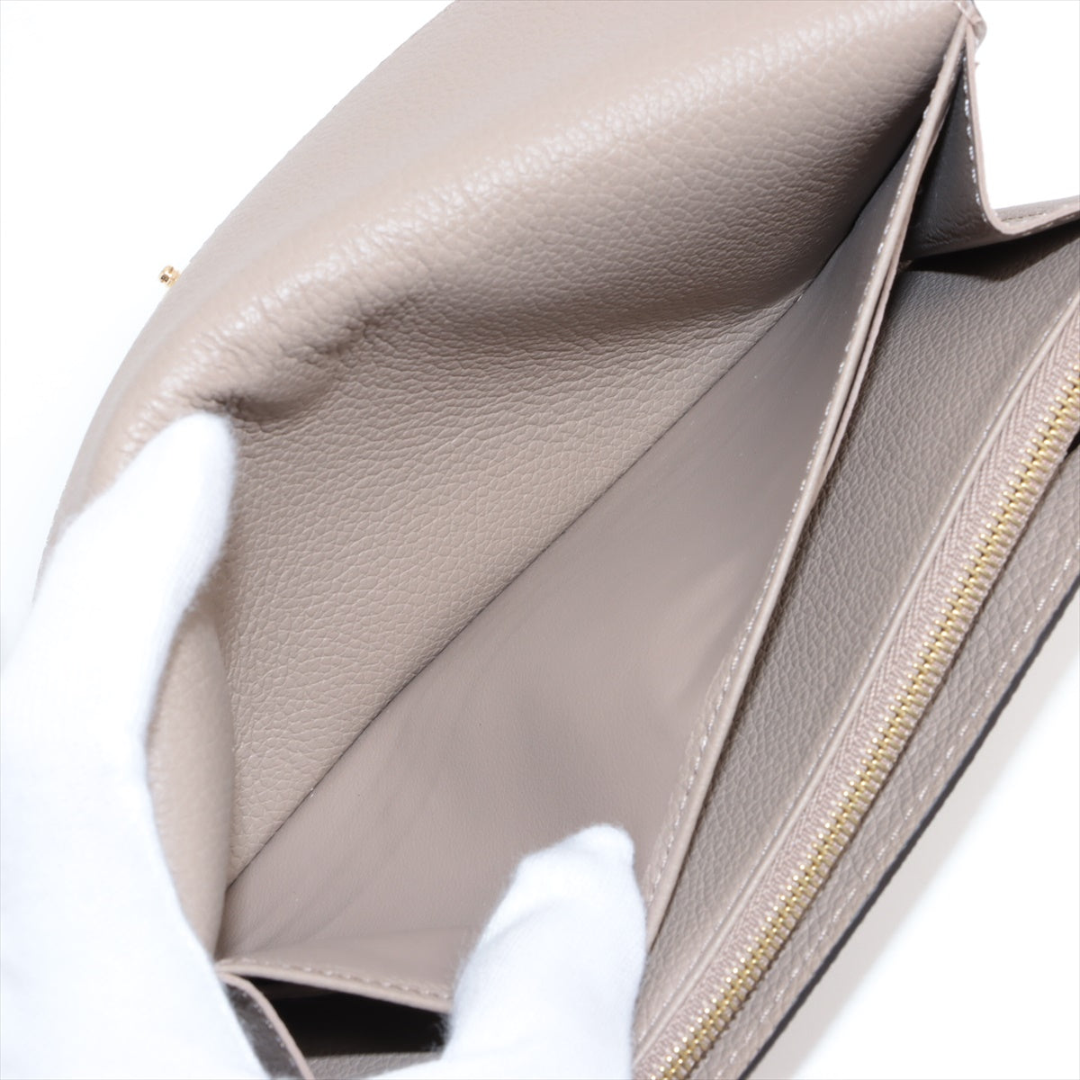 Louis Vuitton Monogram Emplant Portfoliosara M68708 Turtle Wallet