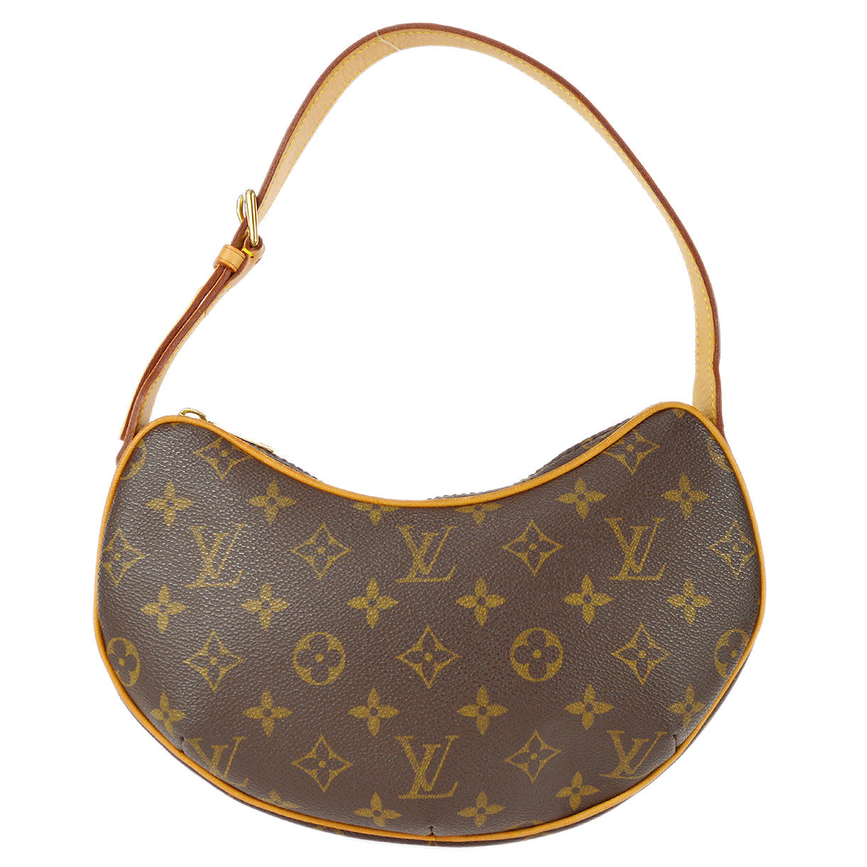 Louis Vuitton 2004 Monogram Pochette Croissant Handbag M51510