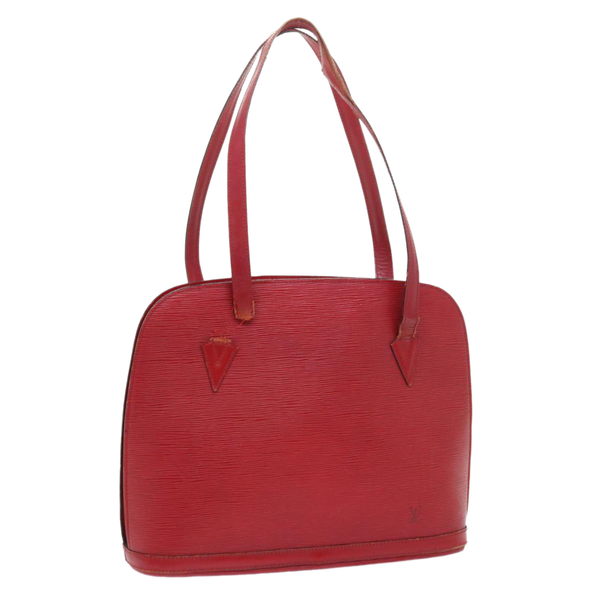LOUIS VUITTON Epi Lussac Shoulder Bag Red M52287 LV 56000