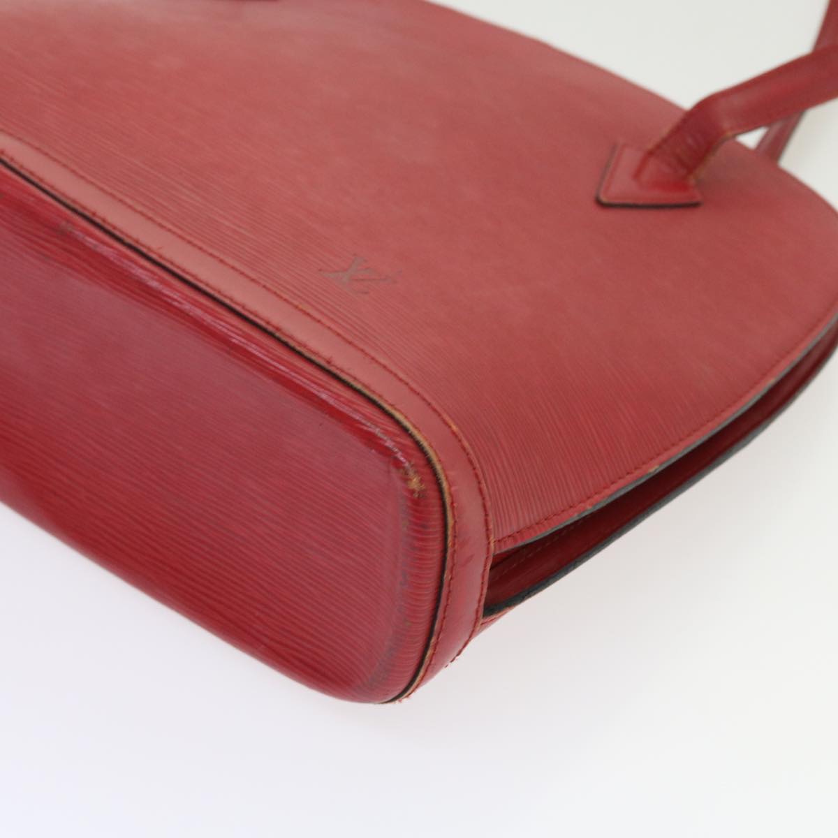 LOUIS VUITTON Epi Lussac Shoulder Bag Red M52287 LV 56000