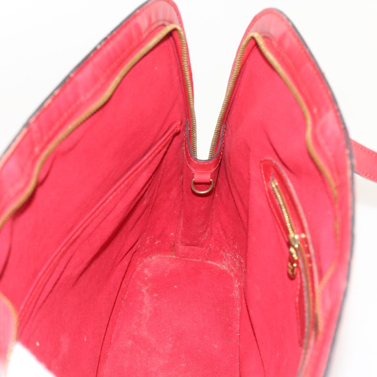 LOUIS VUITTON Epi Lussac Shoulder Bag Red M52287 LV 56000