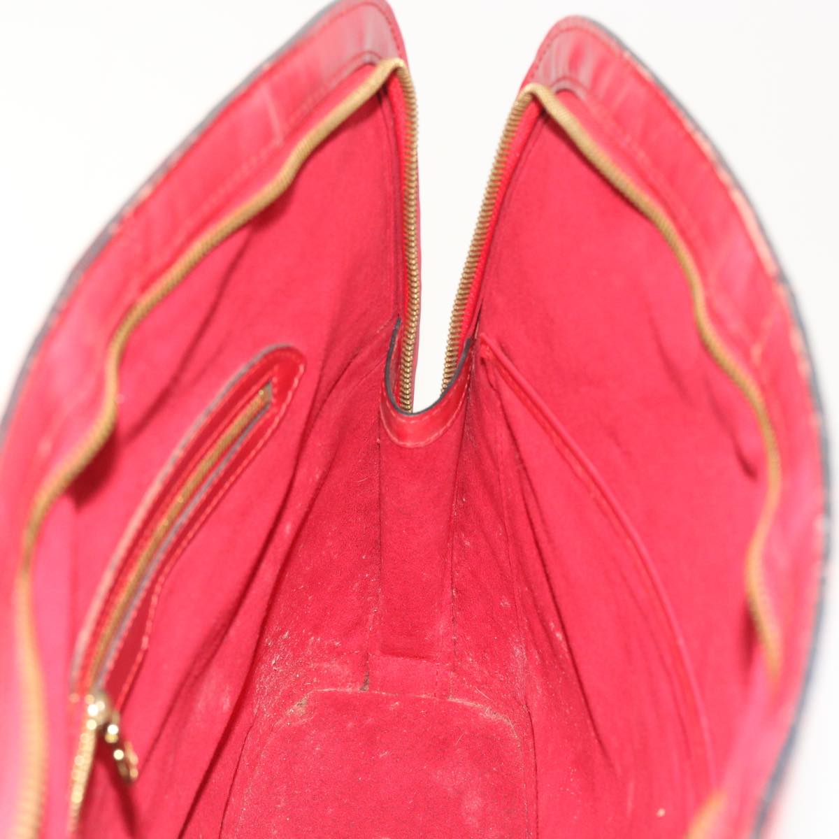 LOUIS VUITTON Epi Lussac Shoulder Bag Red M52287 LV 56000