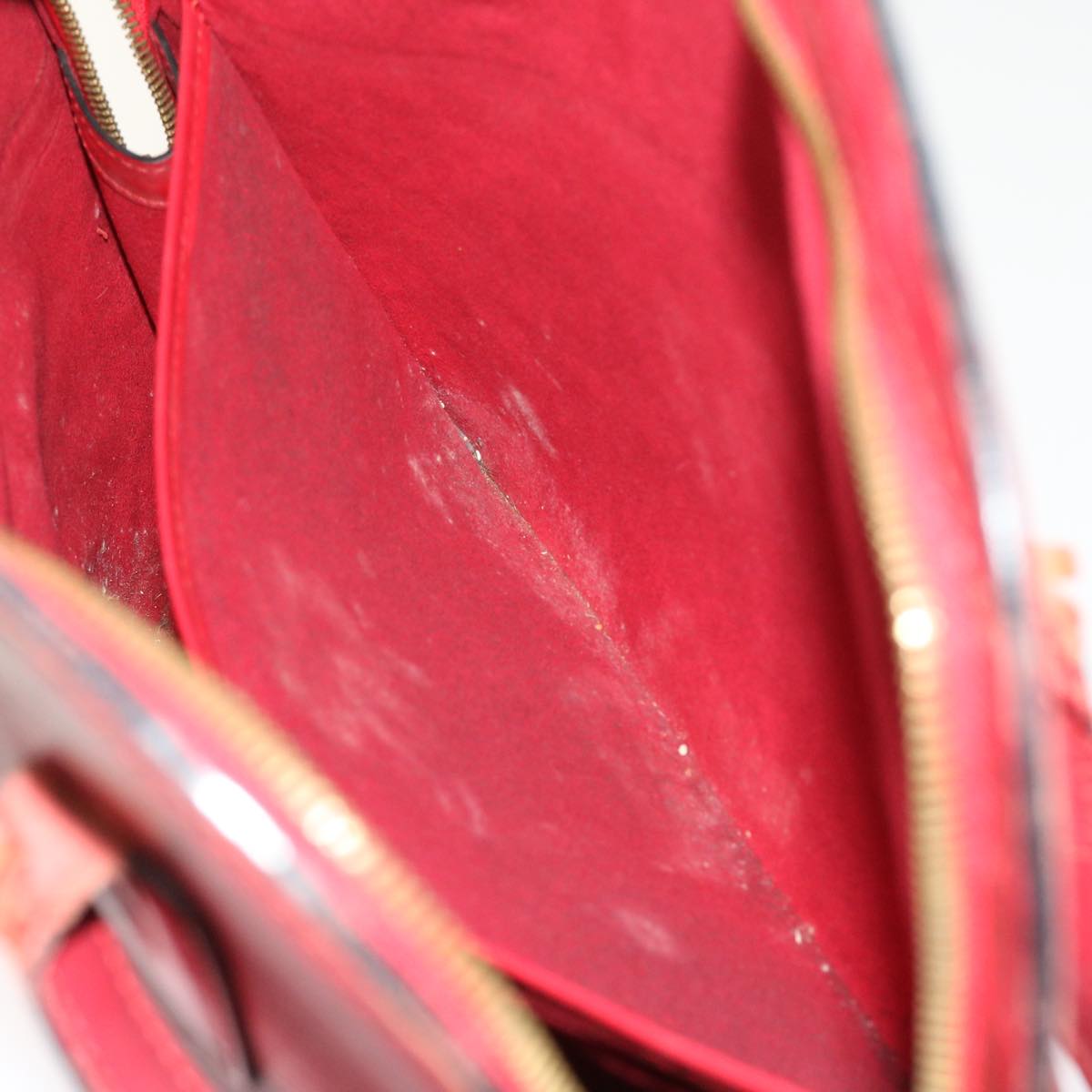 LOUIS VUITTON Epi Lussac Shoulder Bag Red M52287 LV 56000