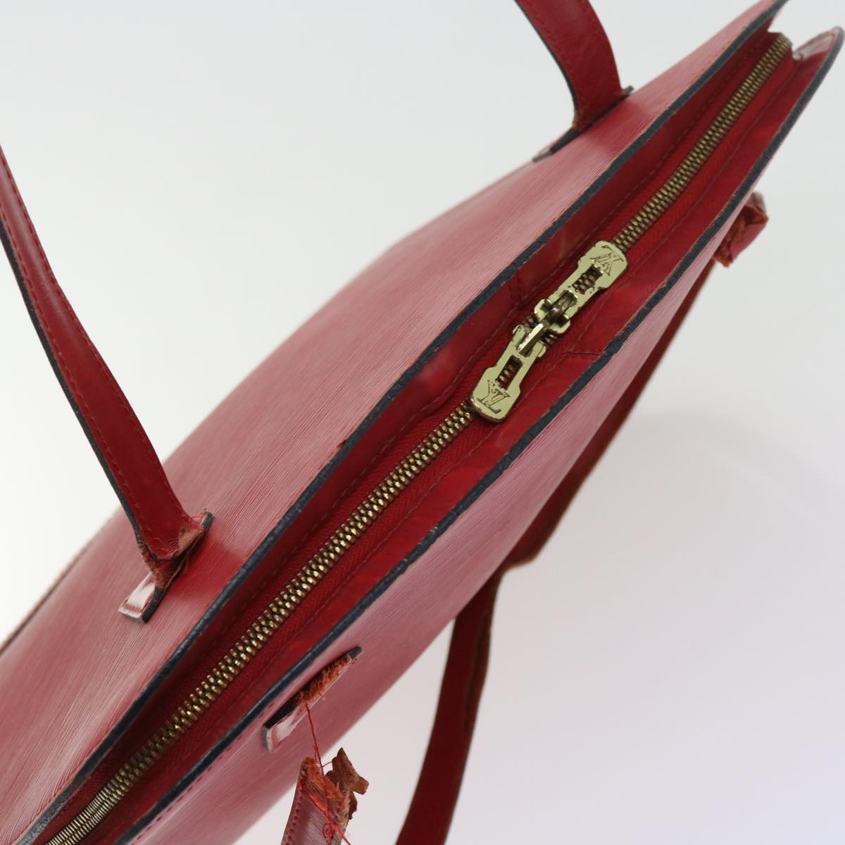 LOUIS VUITTON Epi Lussac Shoulder Bag Red M52287 LV 56000