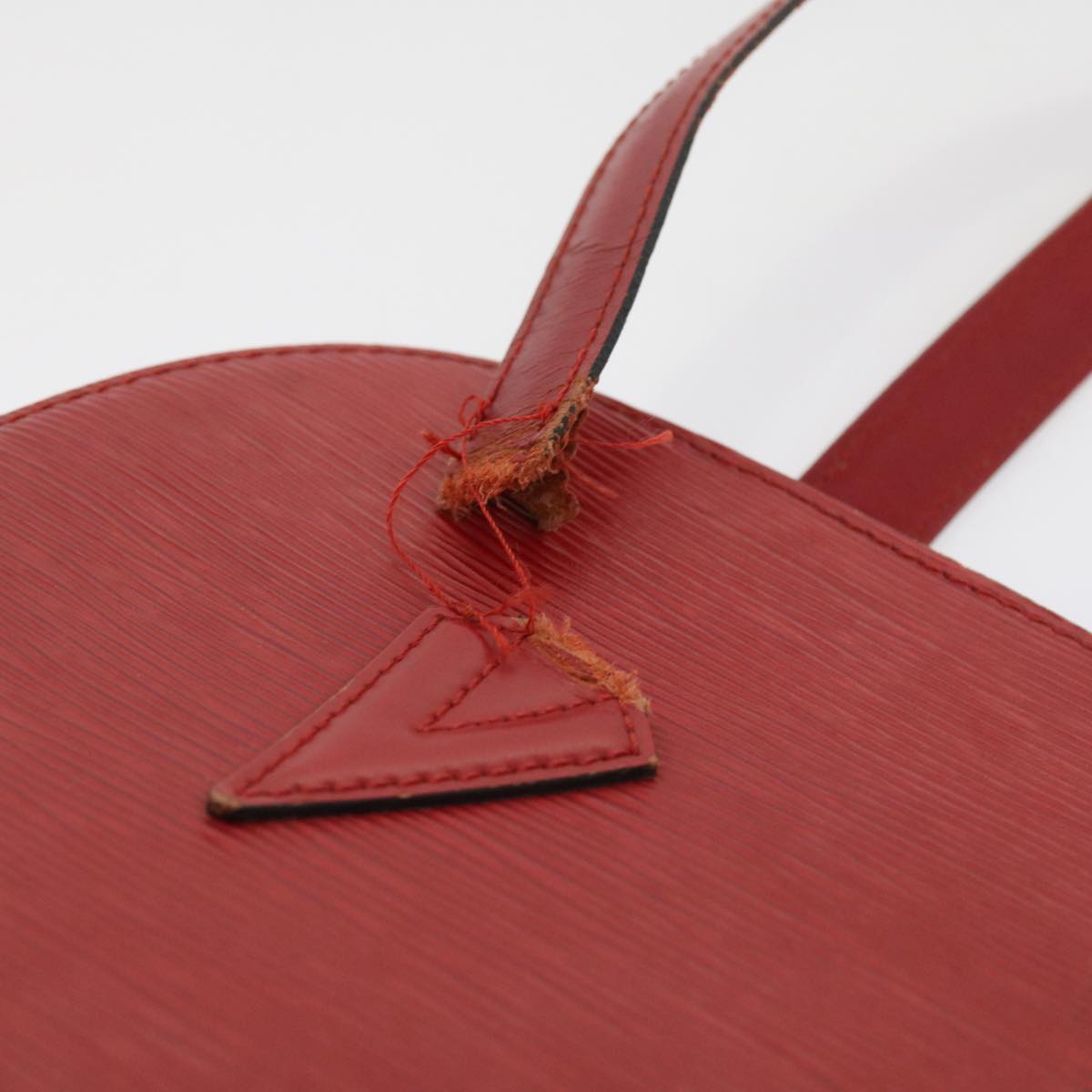 LOUIS VUITTON Epi Lussac Shoulder Bag Red M52287 LV 56000