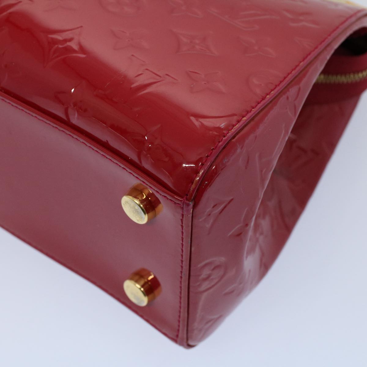 LOUIS VUITTON Vernis Blair MM Hand Bag 2way Rose Andian M91798 LV 56002