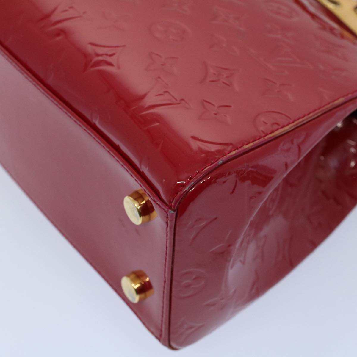 LOUIS VUITTON Vernis Blair MM Hand Bag 2way Rose Andian M91798 LV 56002