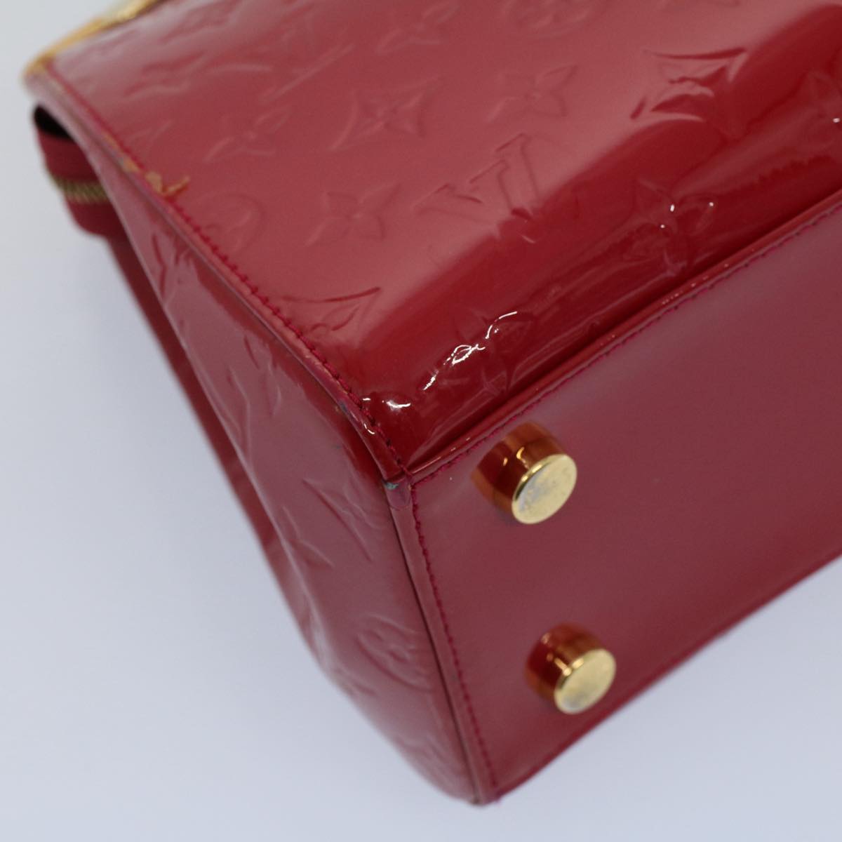 LOUIS VUITTON Vernis Blair MM Hand Bag 2way Rose Andian M91798 LV 56002