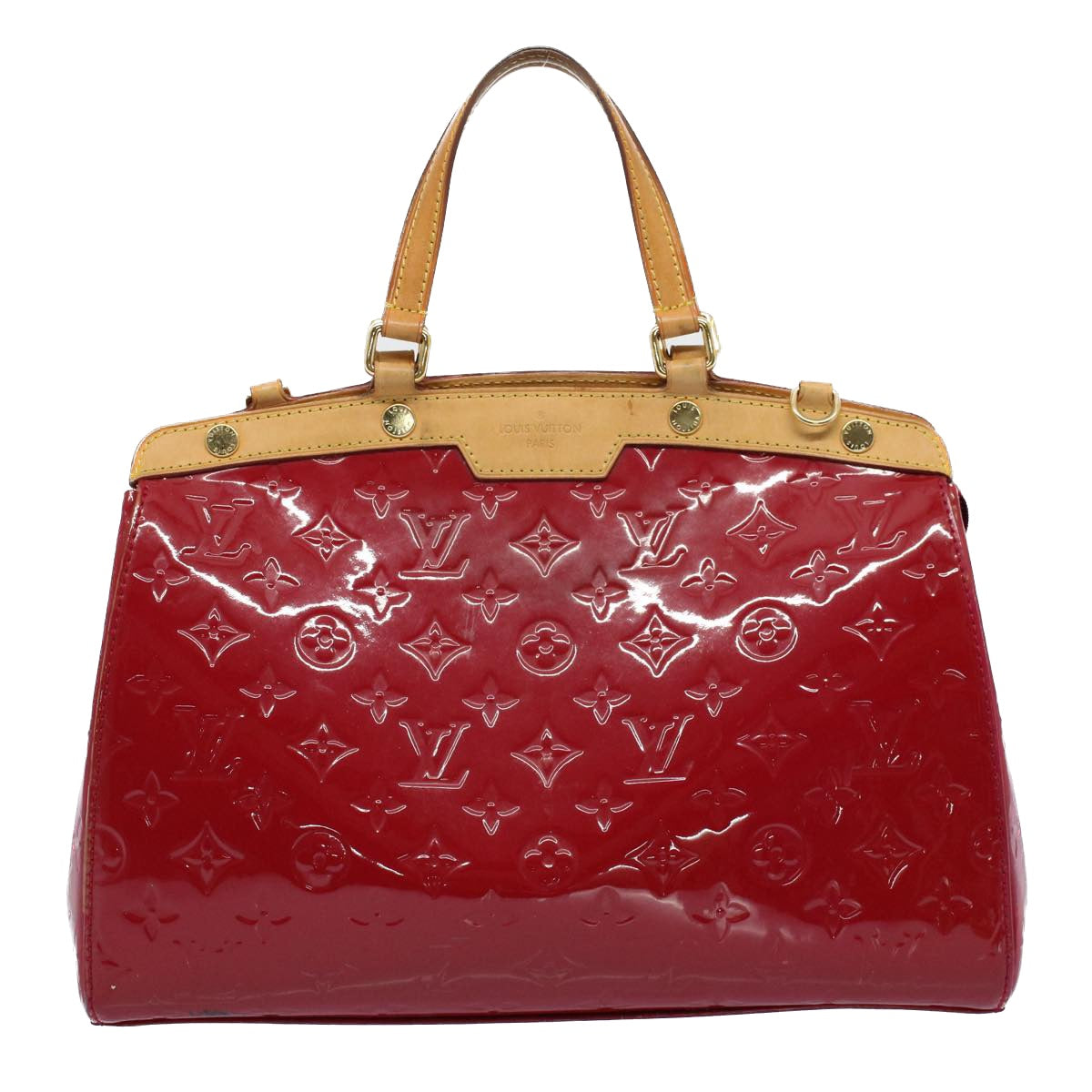 LOUIS VUITTON Vernis Blair MM Hand Bag 2way Rose Andian M91798 LV 56002