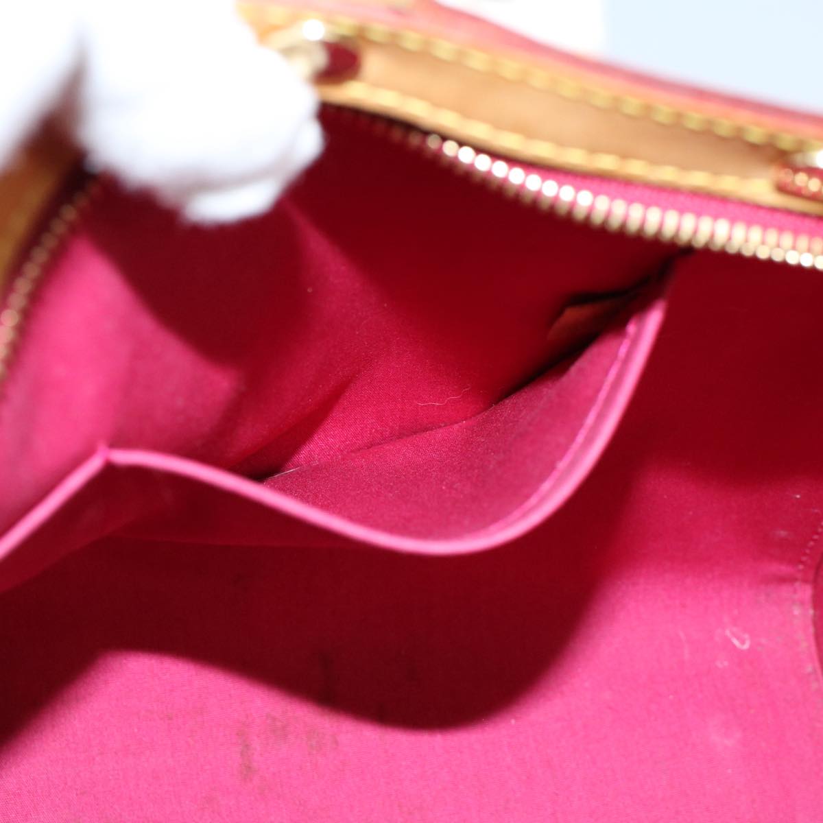 LOUIS VUITTON Vernis Blair MM Hand Bag 2way Rose Andian M91798 LV 56002