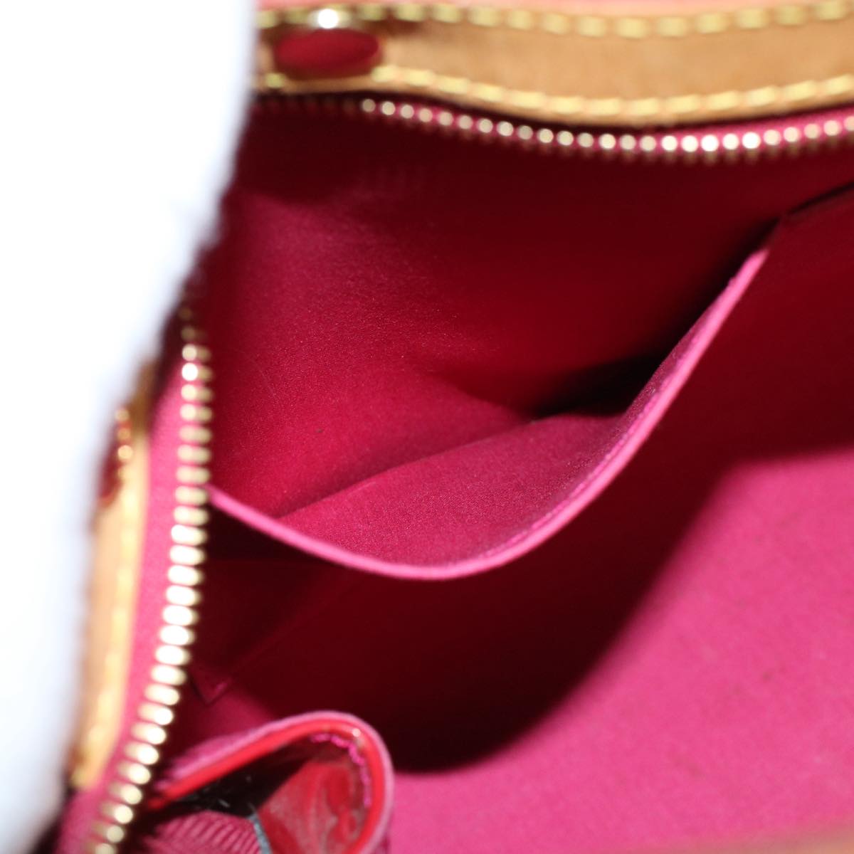 LOUIS VUITTON Vernis Blair MM Hand Bag 2way Rose Andian M91798 LV 56002