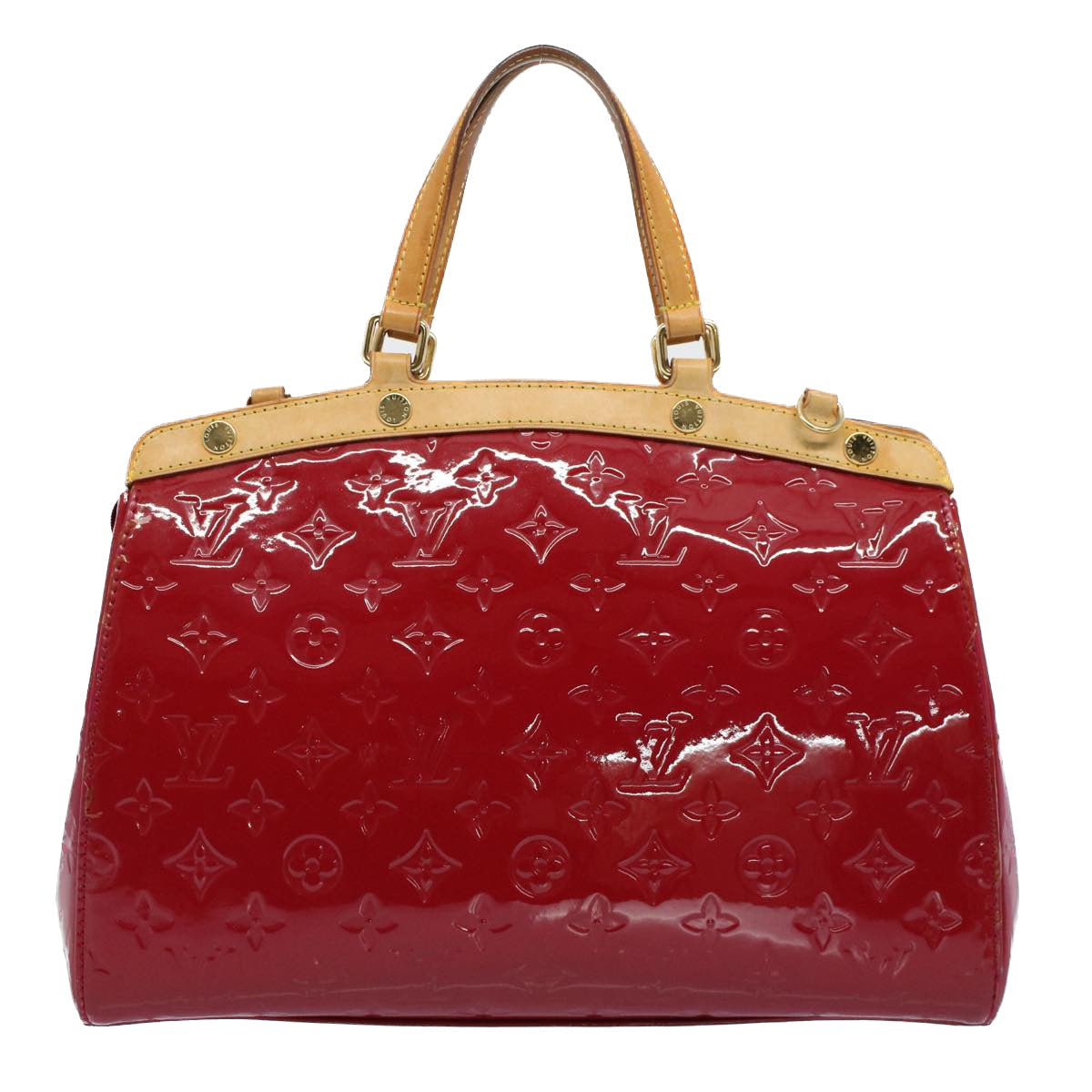 LOUIS VUITTON Vernis Blair MM Hand Bag 2way Rose Andian M91798 LV 56002