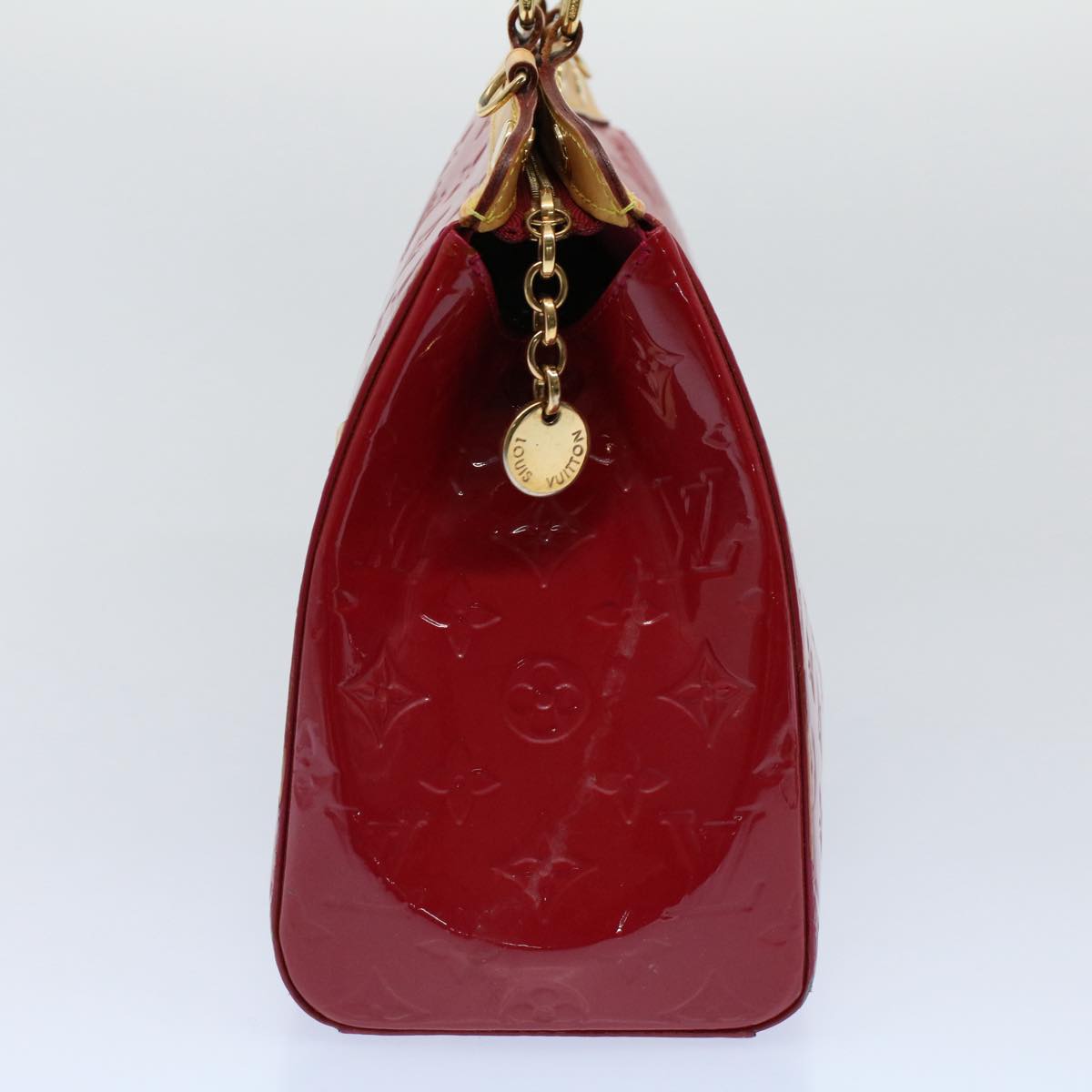 LOUIS VUITTON Vernis Blair MM Hand Bag 2way Rose Andian M91798 LV 56002