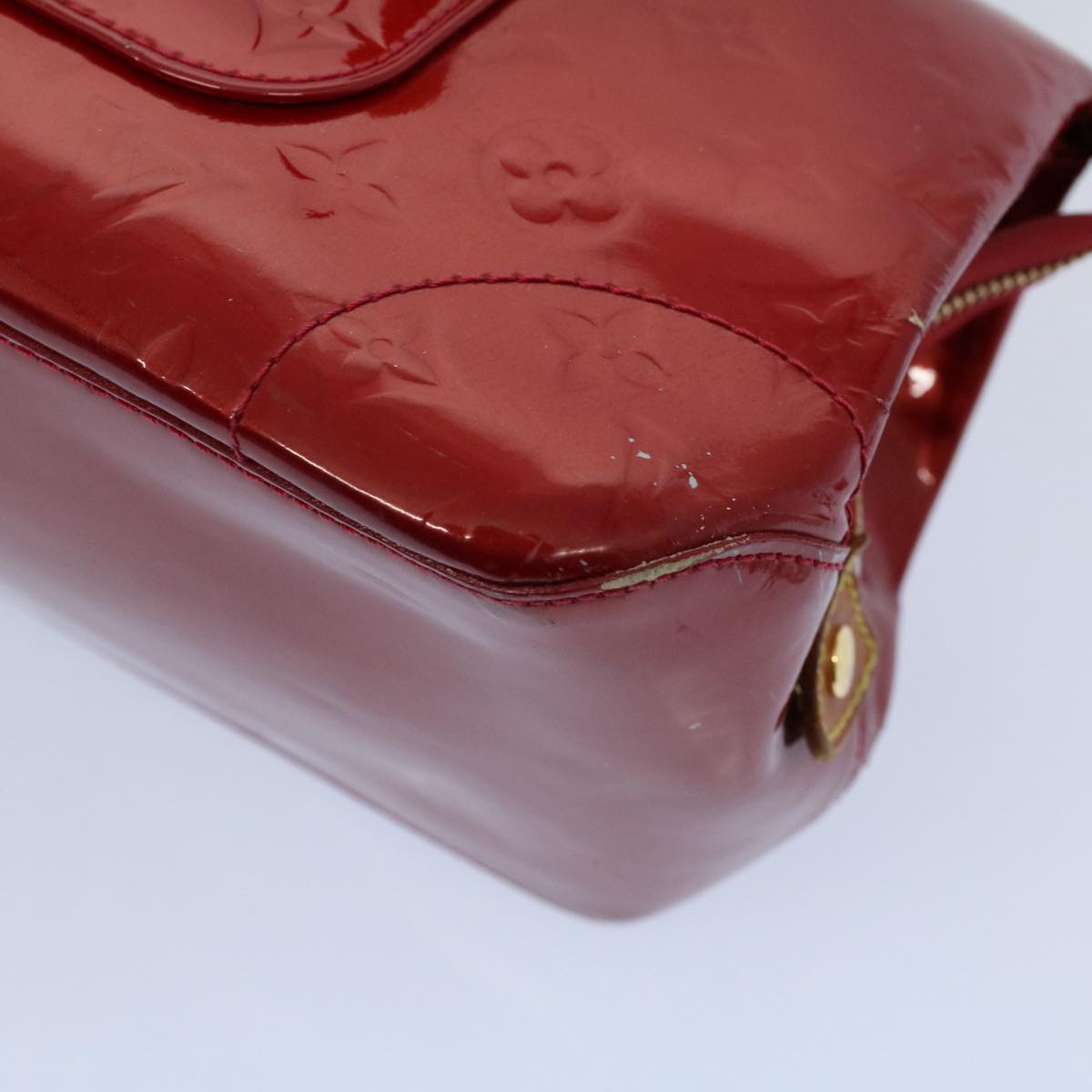 LOUIS VUITTON Vernis Rosewood Avenue Hand Bag Pomme D'amour M93507 LV 56003