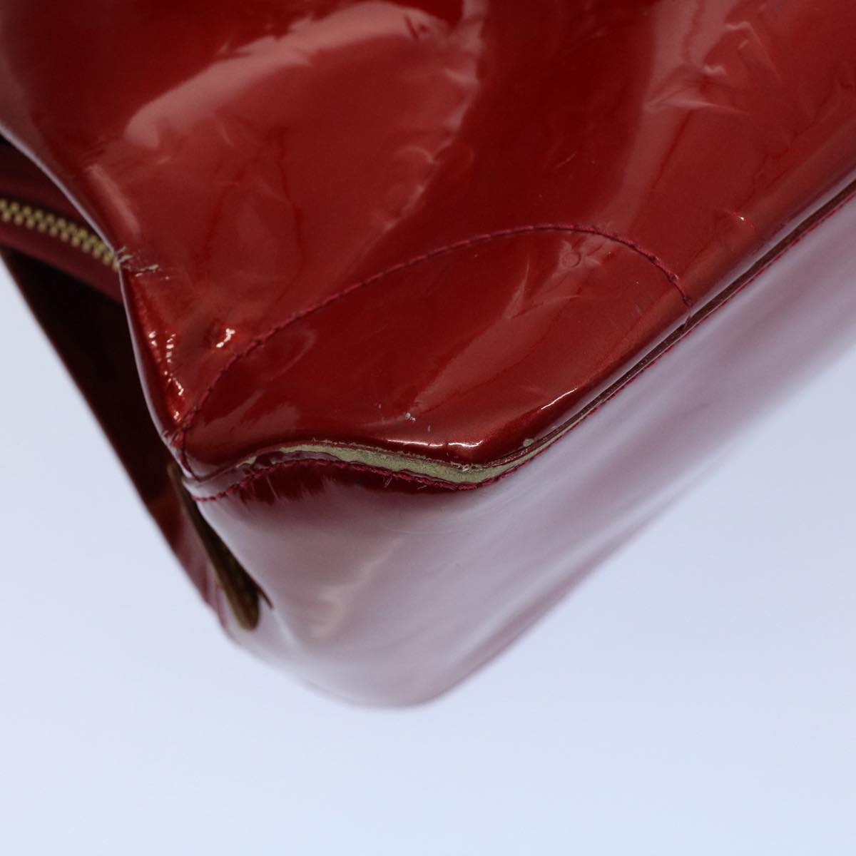 LOUIS VUITTON Vernis Rosewood Avenue Hand Bag Pomme D'amour M93507 LV 56003