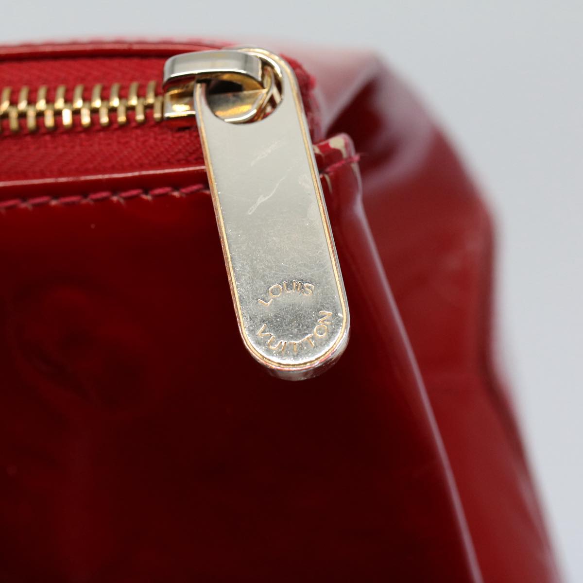 LOUIS VUITTON Vernis Rosewood Avenue Hand Bag Pomme D'amour M93507 LV 56003