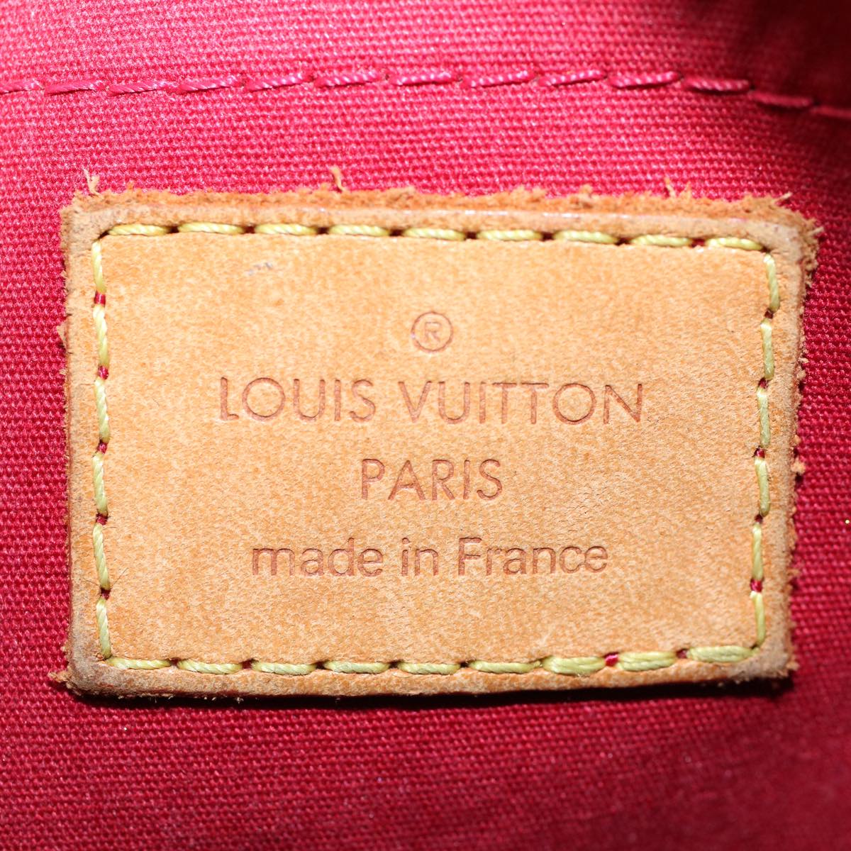 LOUIS VUITTON Vernis Rosewood Avenue Hand Bag Pomme D'amour M93507 LV 56003