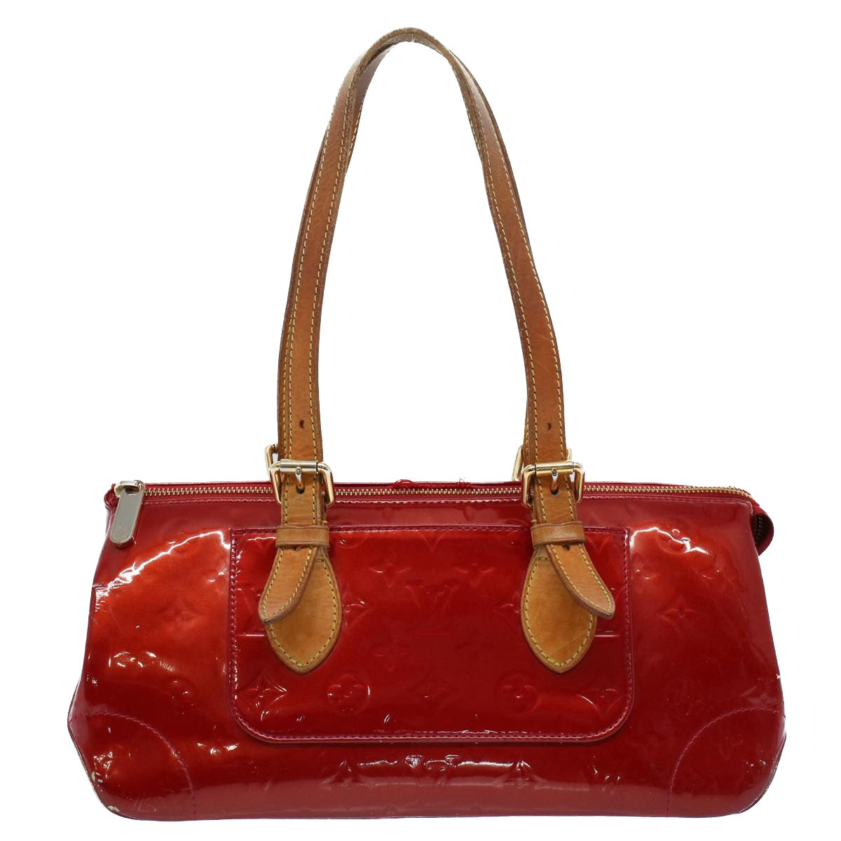 LOUIS VUITTON Vernis Rosewood Avenue Hand Bag Pomme D'amour M93507 LV 56003