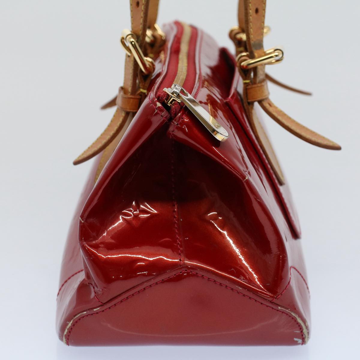 LOUIS VUITTON Vernis Rosewood Avenue Hand Bag Pomme D'amour M93507 LV 56003