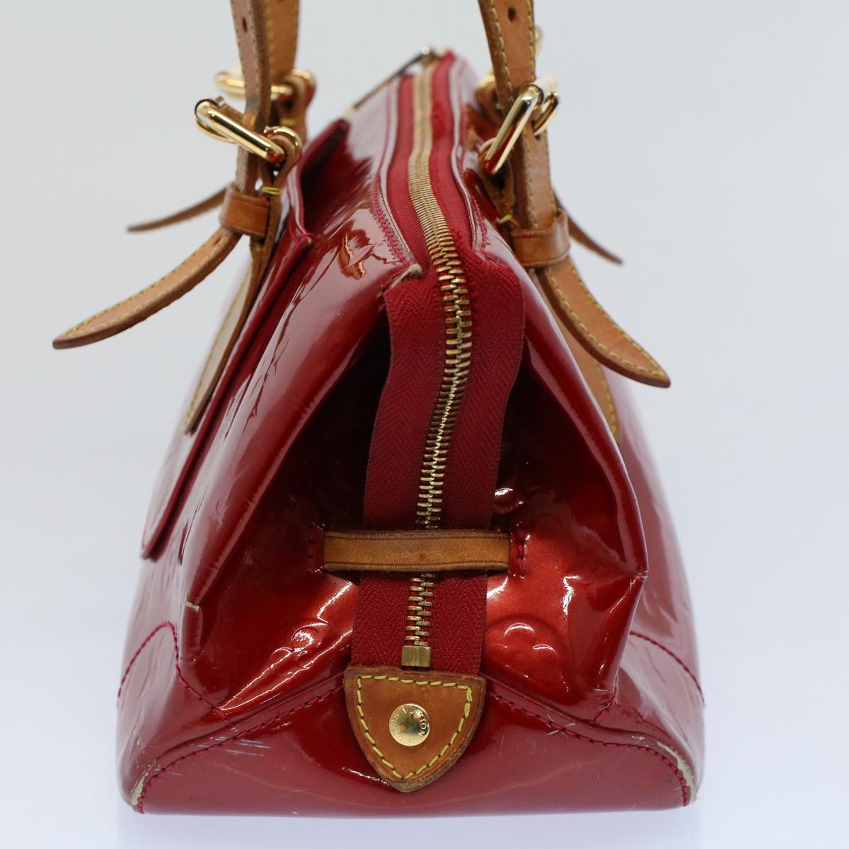 LOUIS VUITTON Vernis Rosewood Avenue Hand Bag Pomme D'amour M93507 LV 56003