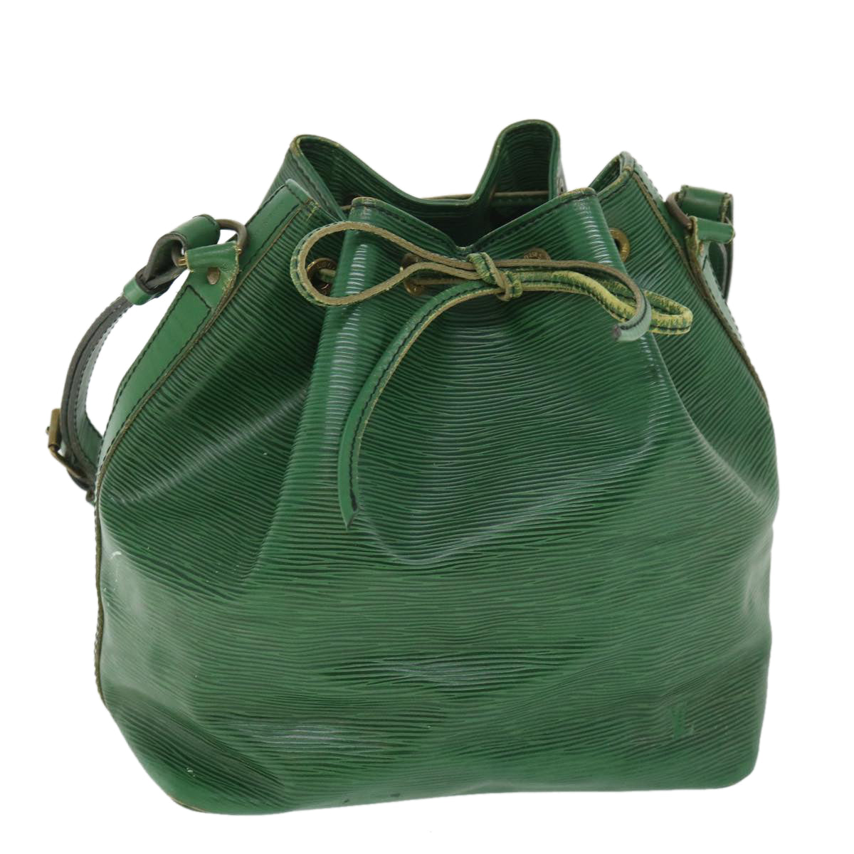 LOUIS VUITTON Epi Petit Noe Shoulder Bag Green M44104 LV 56006