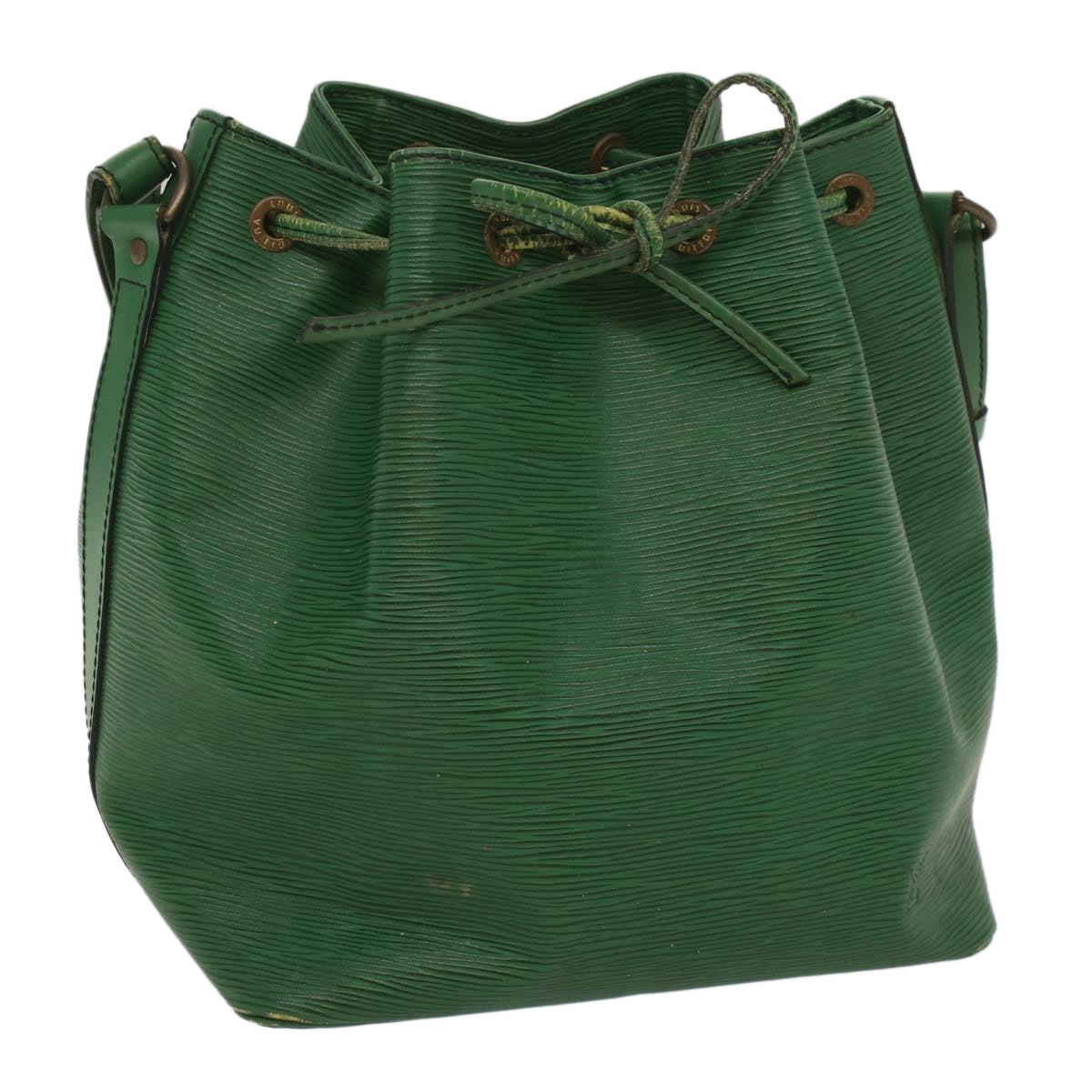 LOUIS VUITTON Epi Petit Noe Shoulder Bag Green M44104 LV 56013