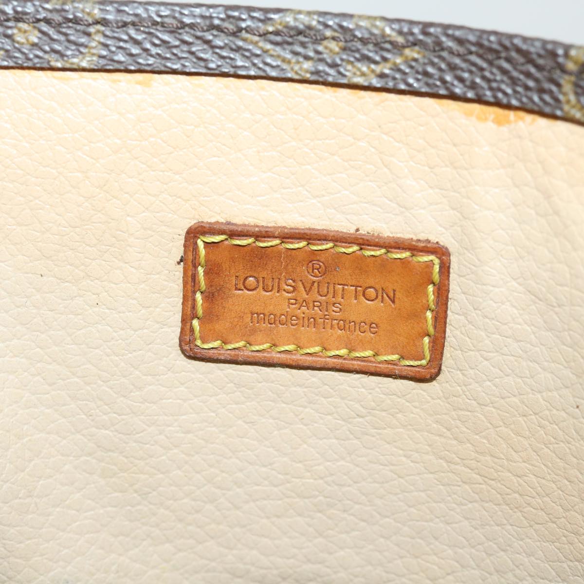 LOUIS VUITTON Monogram Sac Plat Hand Bag M51140 LV 56030
