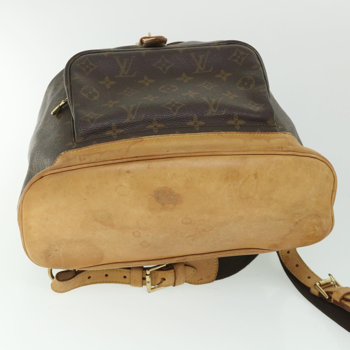 LOUIS VUITTON Monogram Montsouris GM Backpack M51135 LV 56031