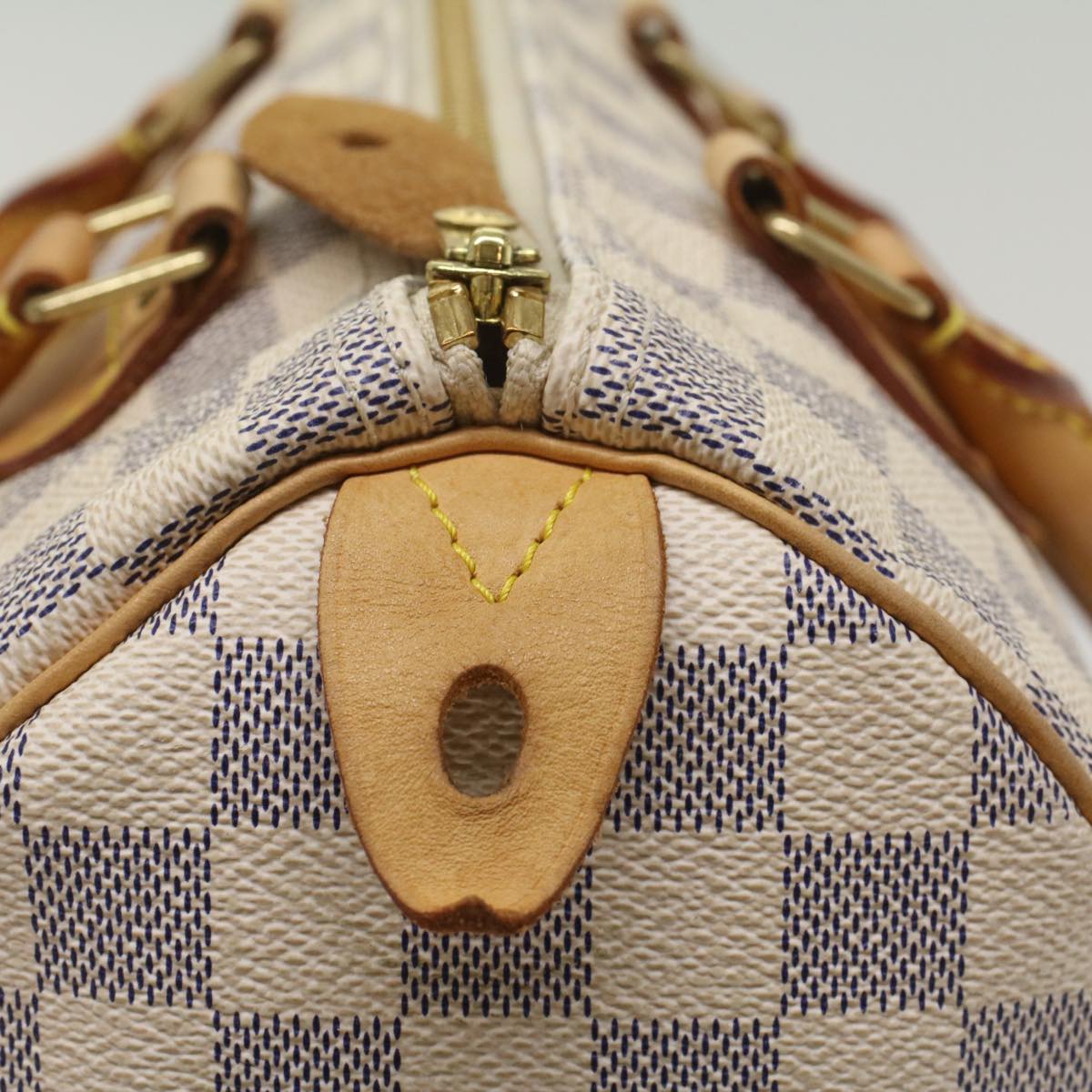 LOUIS VUITTON Damier Azur Speedy 25 Hand Bag N41534 LV 56034