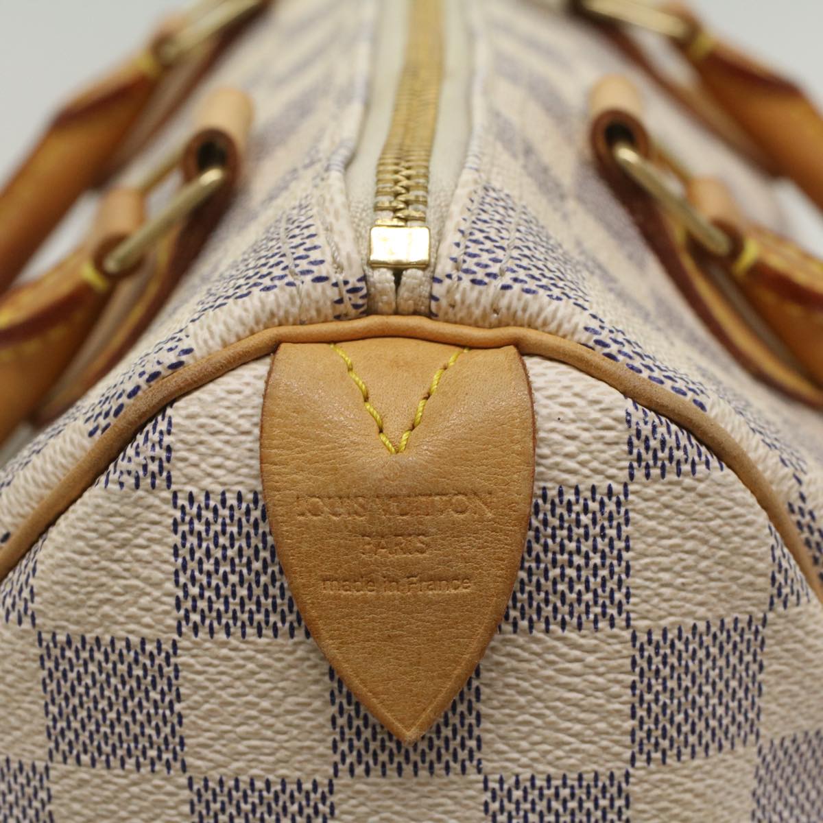 LOUIS VUITTON Damier Azur Speedy 25 Hand Bag N41534 LV 56034