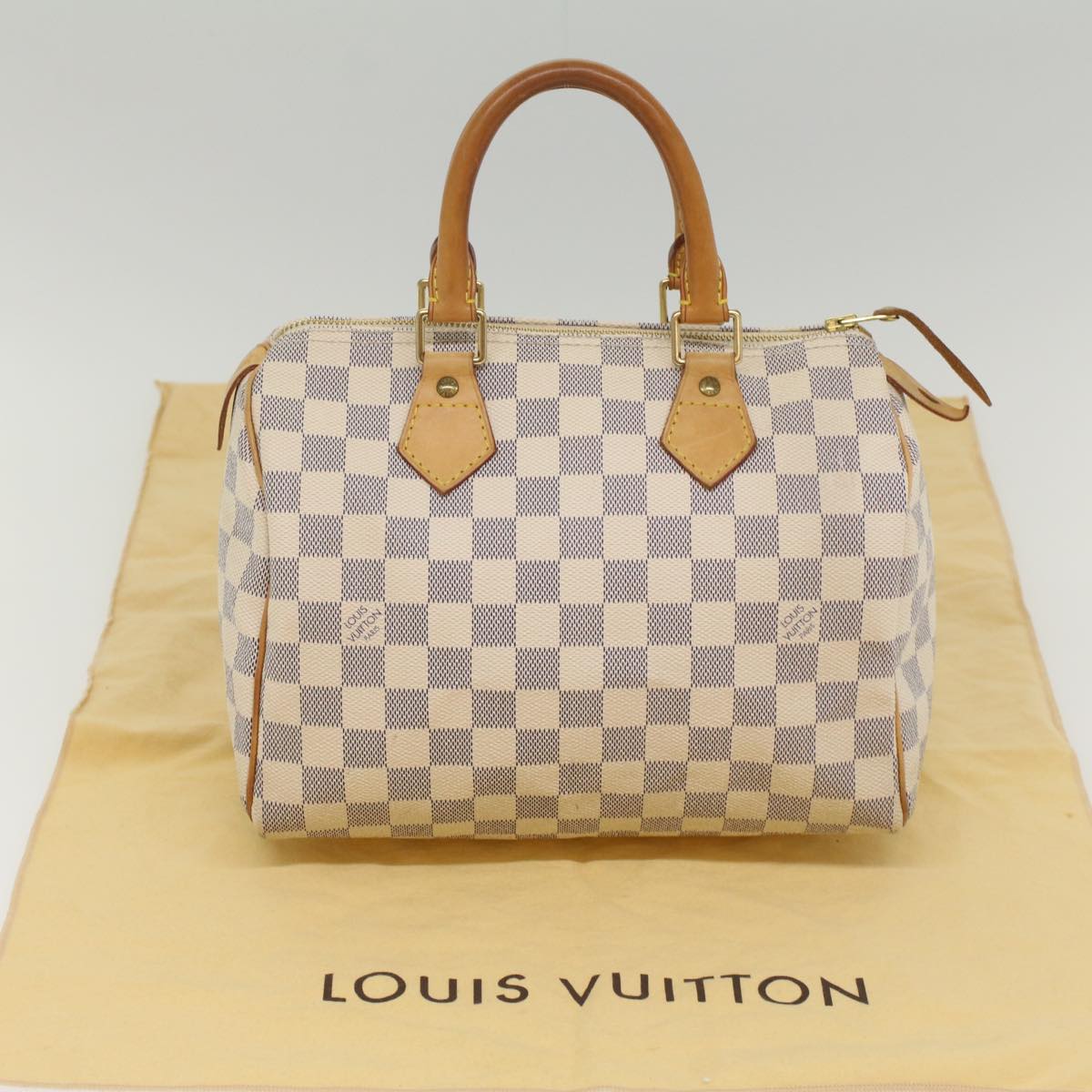 LOUIS VUITTON Damier Azur Speedy 25 Hand Bag N41534 LV 56034