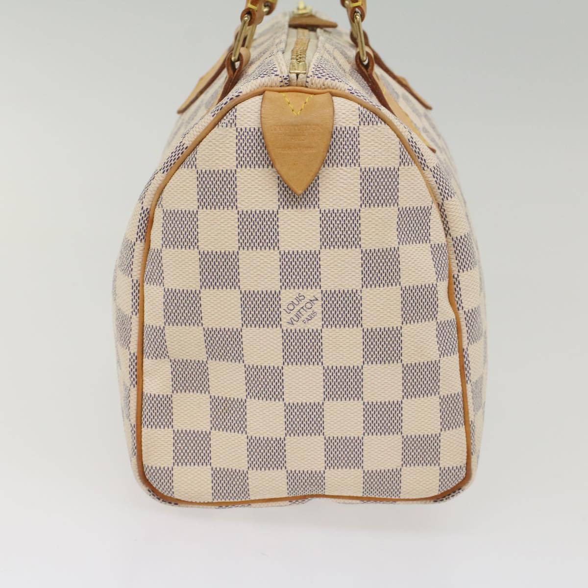 LOUIS VUITTON Damier Azur Speedy 25 Hand Bag N41534 LV 56034