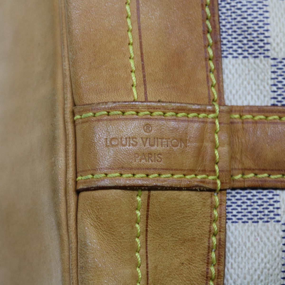 LOUIS VUITTON Damier Azur Noe Shoulder Bag N42222 LV 56040