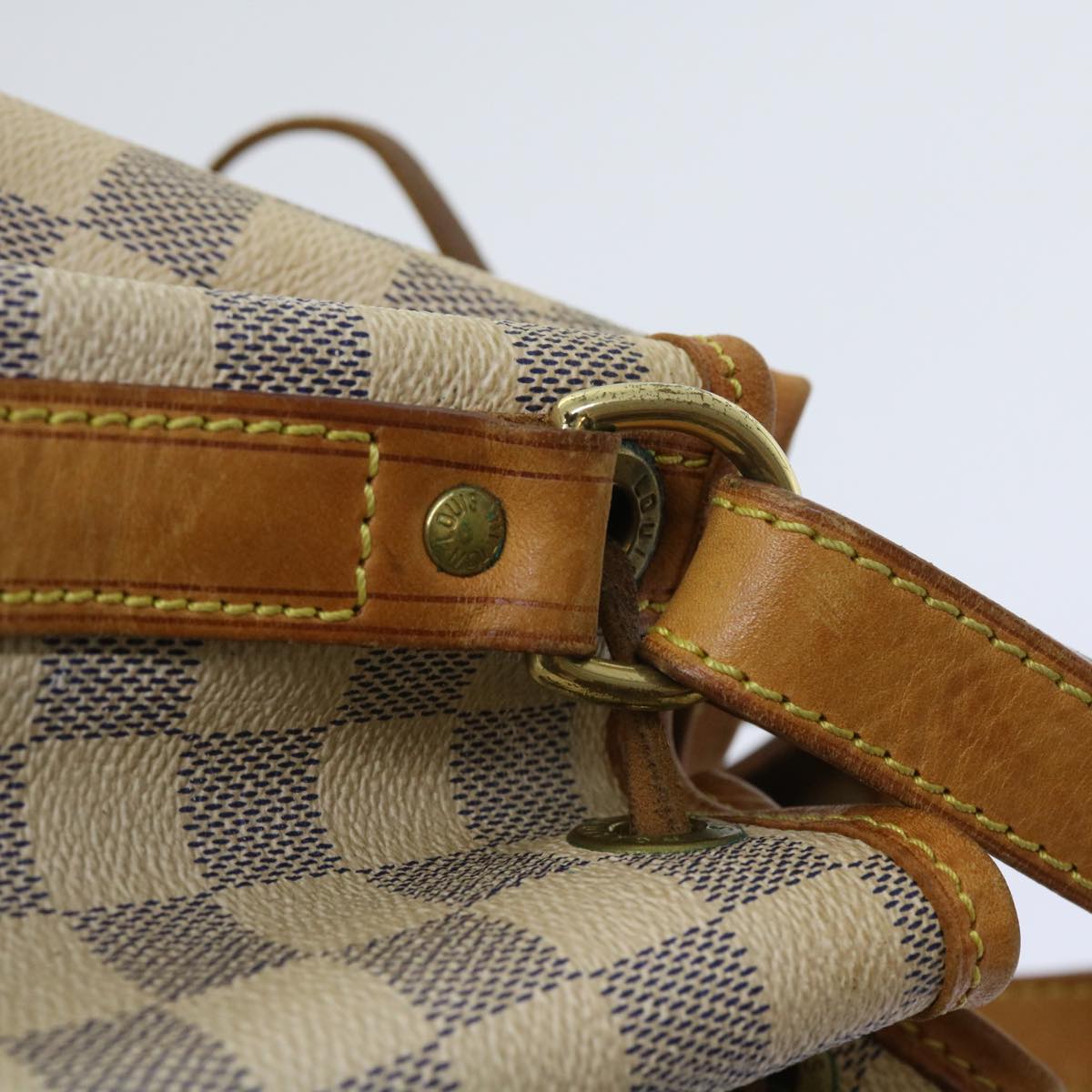 LOUIS VUITTON Damier Azur Noe Shoulder Bag N42222 LV 56040