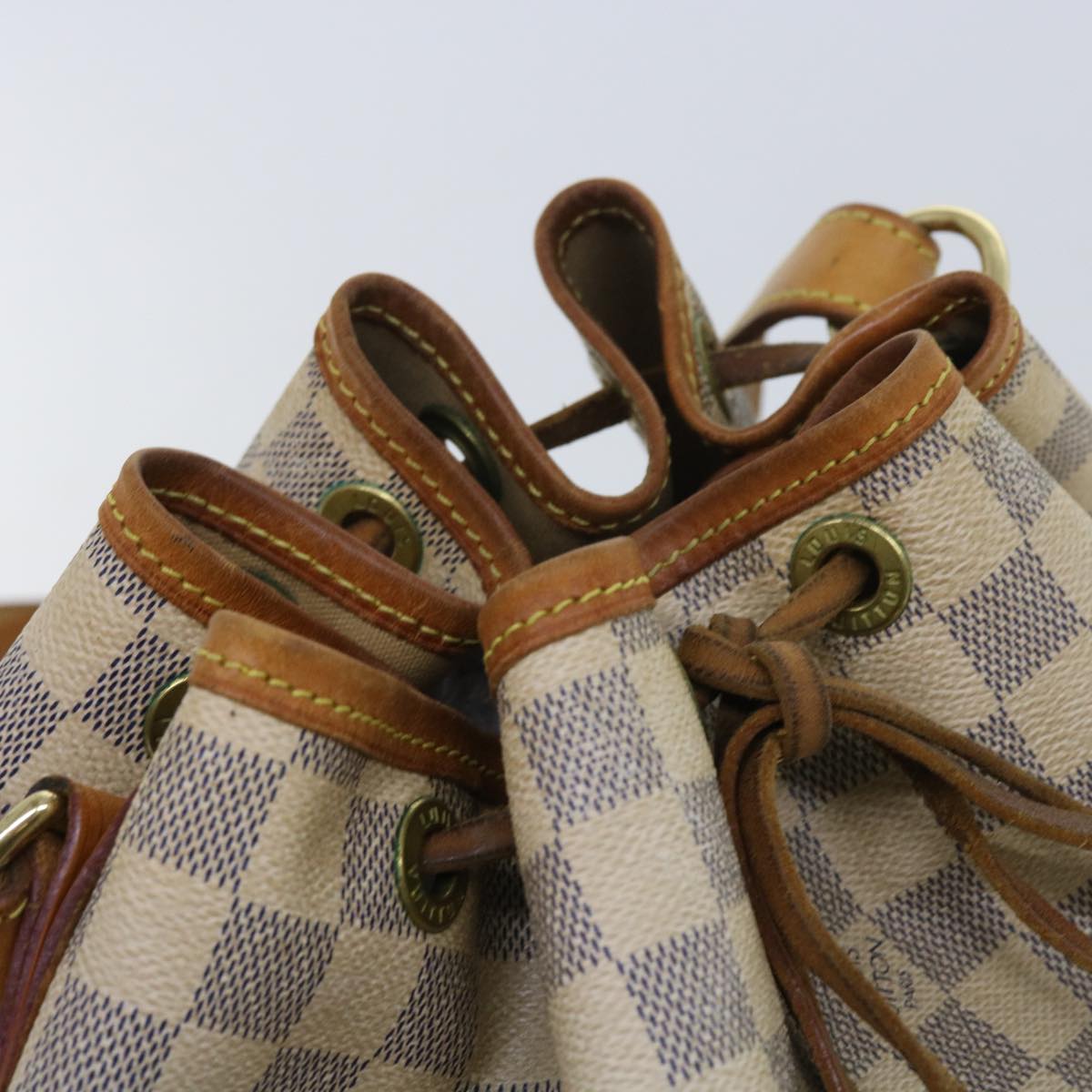 LOUIS VUITTON Damier Azur Noe Shoulder Bag N42222 LV 56040