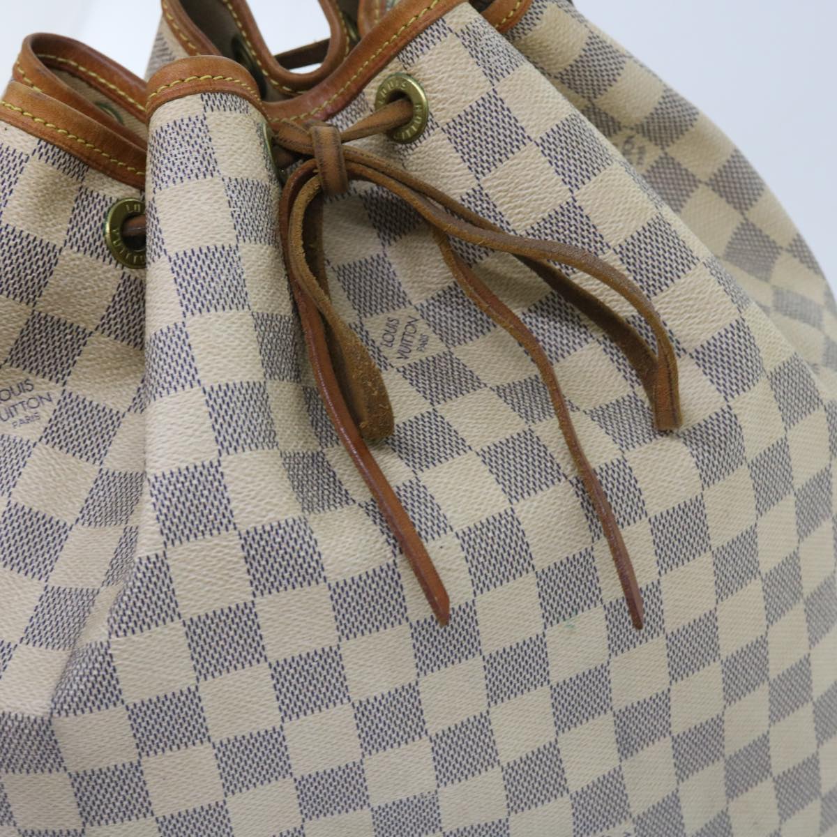 LOUIS VUITTON Damier Azur Noe Shoulder Bag N42222 LV 56040
