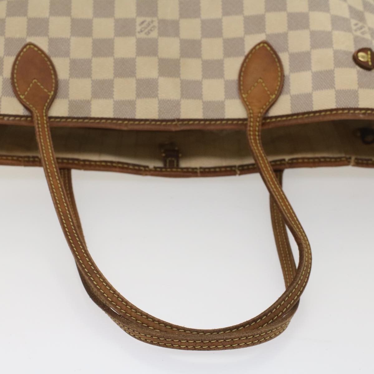 LOUIS VUITTON Damier Azur Neverfull MM Tote Bag N41605 LV 56043